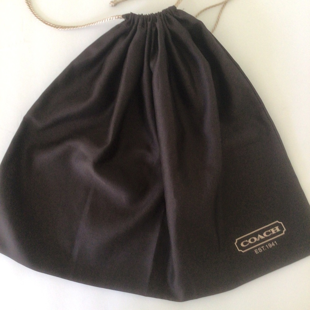 COACH SILKY BROWN DUSTBAG
